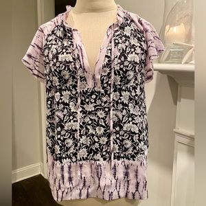 JOIE 100% silk boho blouse - women’s XS